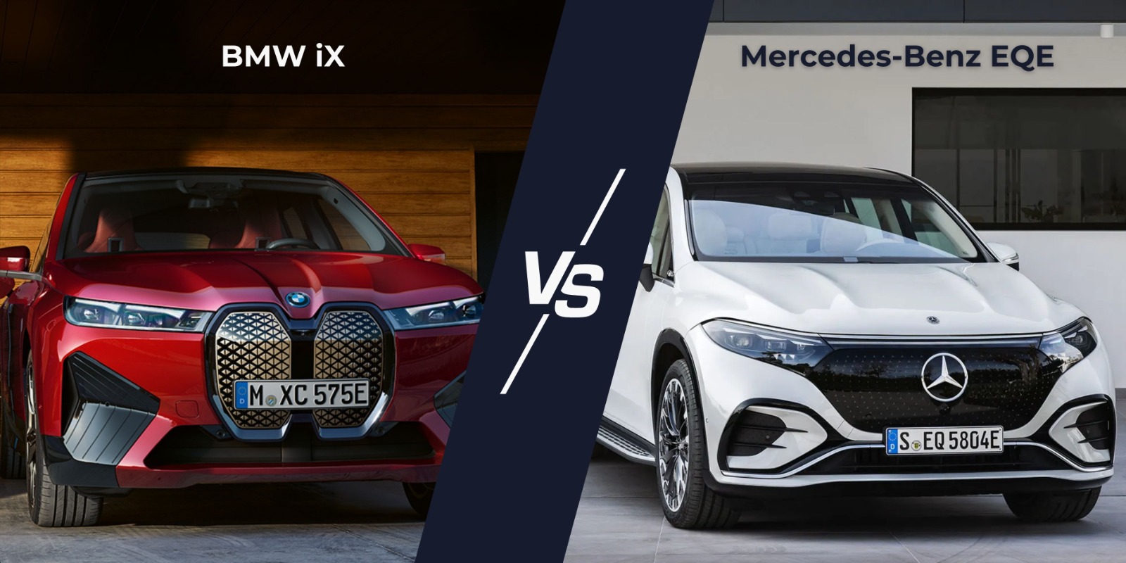 Mercedes EQE SUV vs BMW iX50