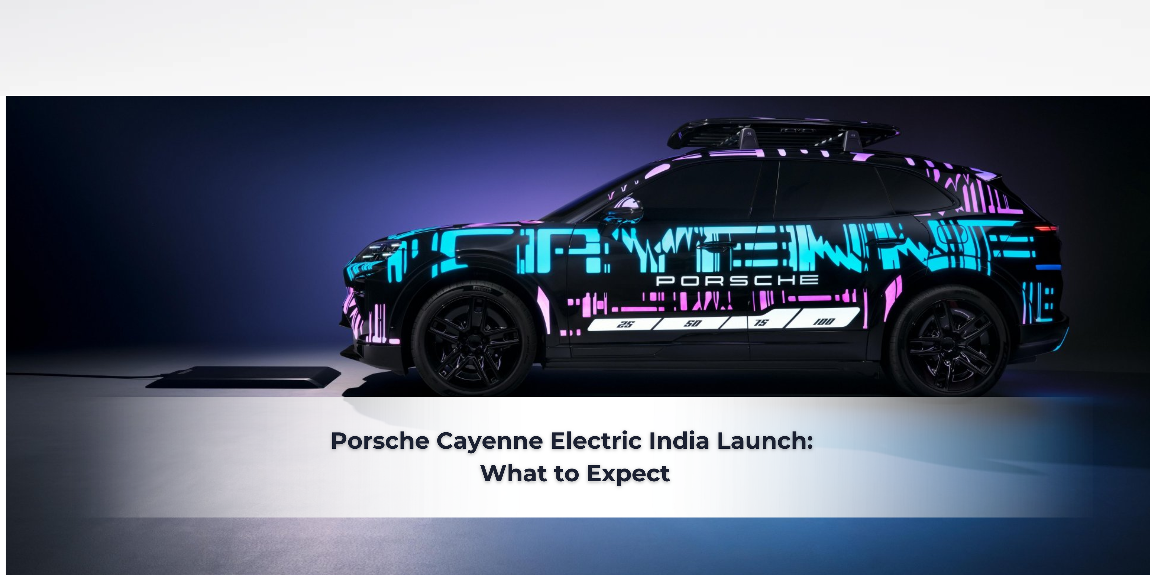 Porsche Cayenne Electric India Launch
