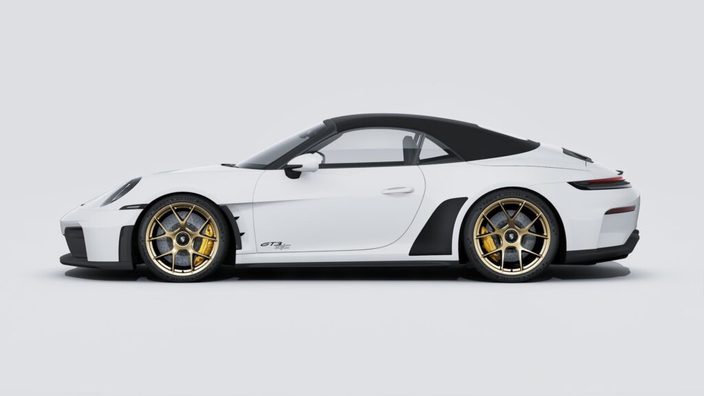 Porsche 911 GT3 SC Cabriolet side angle
