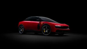 Red Ferrari Luce Ev