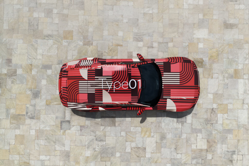 jaguar type 01 front topdown